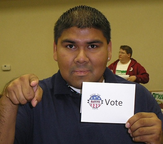 South Dakota, where early voting started on Sept. 21, is one of 37 states and the District of Columbia that offer voting without requiring an absentee excuse or justification. (nativevillage.org)