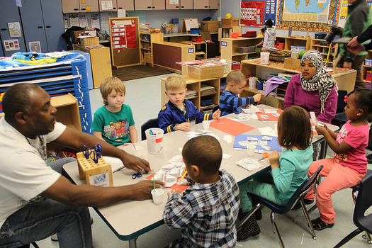 Nearly nine in 10 early-education facilities in Washington state said low wages make it difficult to hire qualified staff. (Seattle City Council/Flickr)