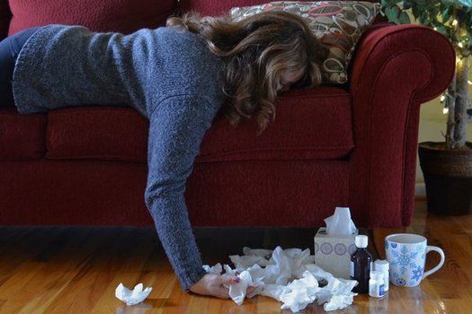Headaches and severe body aches are hallmark signs of the flu. (Marg Johnson/Twenty20)