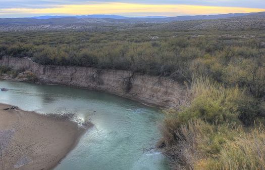 President Donald Trump's proposed border wall along the 2,000-mile U.S.-Mexico border would pass through several wildlife conservation hotspots, including Texas' Big Bend and the Lower Rio Grande Valley on the Gulf Coast. (Yinan Chen/Wikimedia Commons)