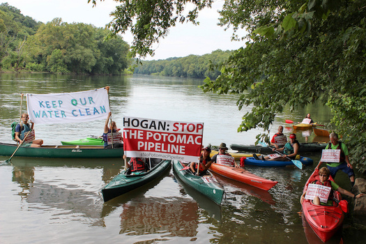 Columbia Gas, a subsidiary of TransCanada, proposed a gas pipeline through Maryland and beneath the Potomac River. (Chesapeake Climate Action Network)