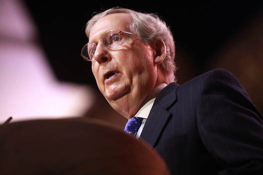 Senate Majority Leader Mitch McConnell is a strong opponent of new campaign finance reform legislation in the U.S. House. (Gage Skidmore/Flickr)
