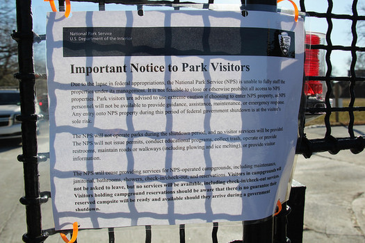 The National Park Service has furloughed nearly 16,000 of its employees and suspended most of its maintenance and visitor services. (NCPA)