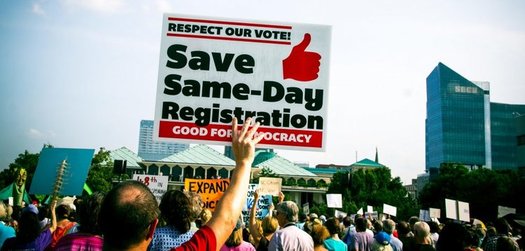 A sweeping resolution in the U.S. House would expand access to the polls and limit the influence of money in politics. (North Carolina Council of Churches)