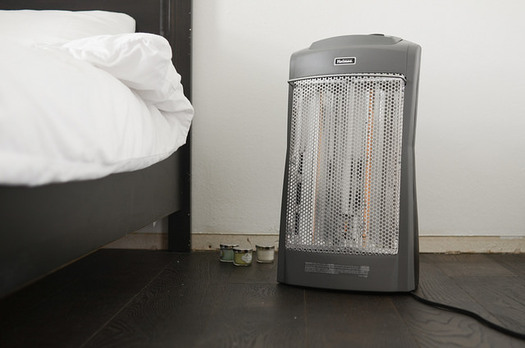 Space heaters should be limited to one per room to avoid overloading a home's electrical system. (yourbestdigs.com/Flickr)