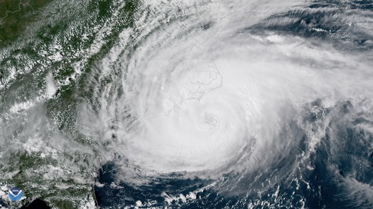 About 1.2 million households in North Carolina were affected by Hurricane Florence, according to the North Carolina Dept. of Public Safety. (nesdis.noaa.gov)