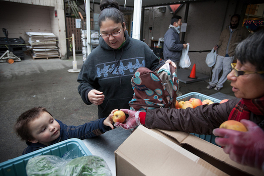 Food banks in Washington state are filling the gap for everyone from federal employees to small business owners in communities outside national parks. (Paul Joseph Brown/Northwest Harvest)