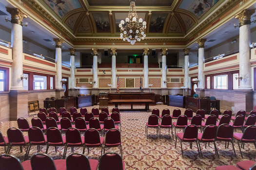 Climate change will be a big topic when conservation groups meet today with Montana lawmakers in the Old Supreme Court Room at the State Capitol. (Martin Kraft/Wikimedia Commons)