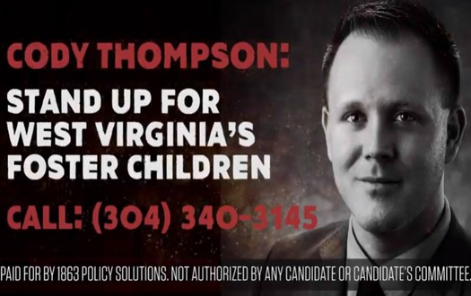 The attack videos darken the delegates' official portraits for a more ominous appearance. (1863 PAC/YouTube)
