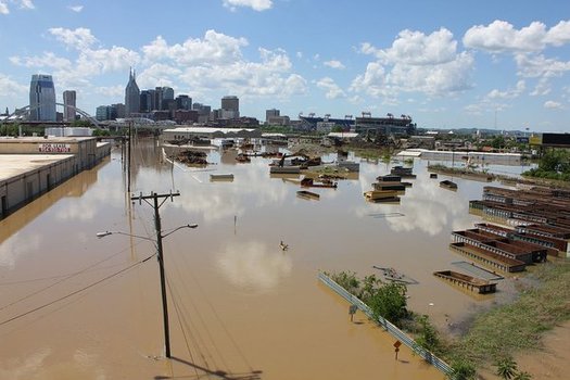 Some are comparing last week's Tennessee flooding to May 2010, when torrential rains in two days resulted in deaths and widespread property damage. (Nashville.gov)