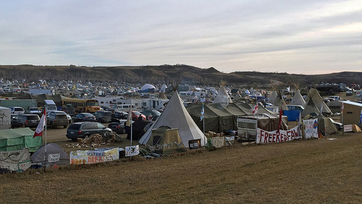 Since the Standing Rock protests in 2016, legislatures in 35 states have considered bills that would restrict people's right to protest. (Becker1999/Flickr)