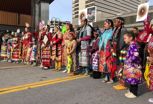 Indigenous women led the 2018 Reno Women's March in honor of their missing and murdered sisters.(Facebook/Women's March Reno)