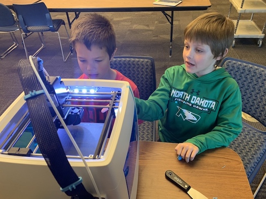 A curriculum developed by farmers unions integrates technology such as 3-D printers with the study of agriculture. (North Dakota Farmers Union)