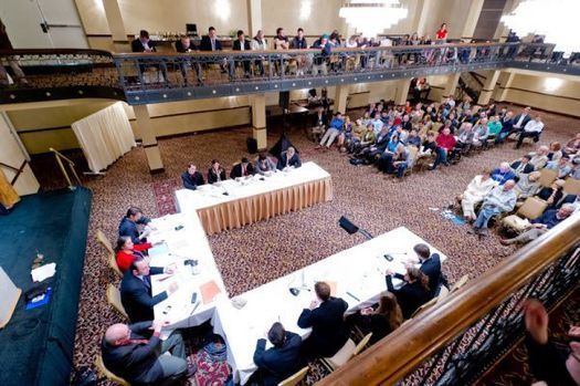 Hundreds of students and teams across the United States and Canada compete in 11 events as part of the Intercollegiate Ethics Bowl. (APPE) 