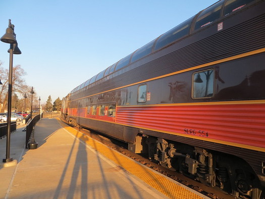 More than 27,000 passengers took the Hoosier State train in 2017. (David Wilson/Flickr)