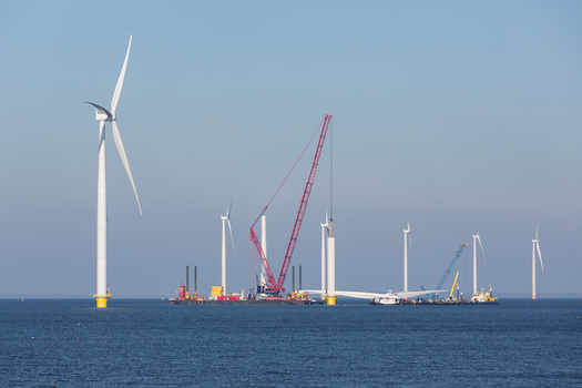 The New York Offshore Wind Master Plan estimates that building 2,400 MW of offshore wind-power production would create about 5,000 jobs. (Kruwt/AdobeStock)
