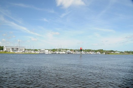 The Cape Fear River in Wilmington, N.C. (David Broad/Wikimedia Commons) 