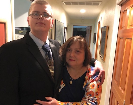 Shannon Beigert's son, left, has autism and a third-party guardian now that he's turned 18. (Courtesy of Shannon Beigert)