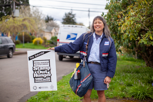 The Stamp Out Hunger food drive brought in more than a million pounds of food in Oregon and Clark County, Wash., last year. (Oregon Food Bank)