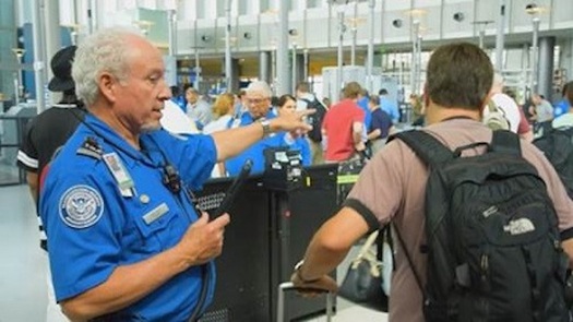 There are almost 50,000 Transportation Security Administration workers at more than 450 locations nationwide. (Transportation Security Administration)