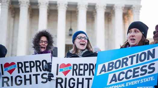 Pro-choice advocates are expected to rally at state capitols and courthouses in all 50 states today in response to Alabama's almost total ban on abortion passed last week. (aclu-ia.org)