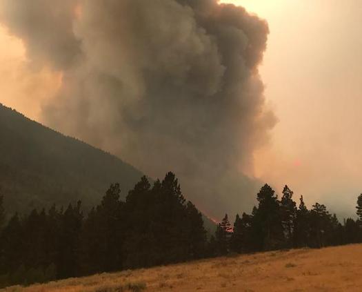 In 2017, more than 1.2 million acres burned in Montana � one of the state's worst wildfire seasons on record. (U.S. Forest Service/Wikimedia Commons)