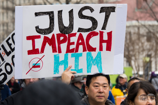 Demonstrations are expected in more than 100 cities across the country this Saturday calling for the impeachment of President Donald Trump. (Wikipedia)