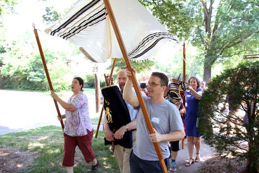 The Beth El congregation in Durham returns to its synagogue after worshiping for more than a year at Trinity Avenue Presbyterian Church. (Beth El Synagogue)