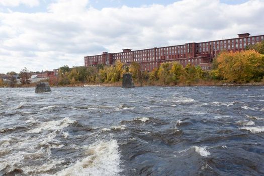 In 2018, an estimated 800 million gallons of combined sewage overflow was discharged into the Merrimack River. (Wikimedia Commons)