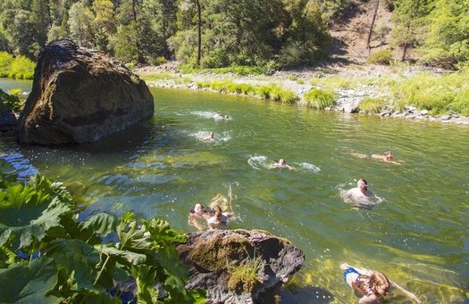 Hayfork Creek is part of the area that would be protected under a public-lands bill being heard in Congress on Wednesday. (Paul Higley)