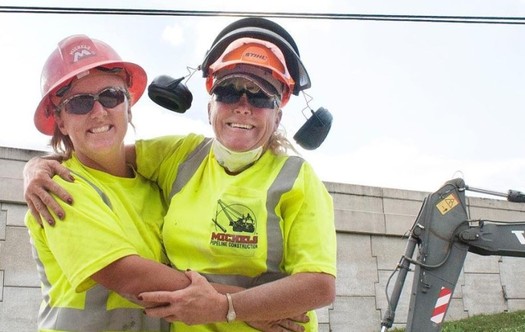 West Virginia construction unions, including the Laborers' International, say they want to increase the number of women in their ranks. (LiUNA/Facebook)