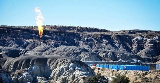Operator data from New Mexico's Oil Conservation Division shows that venting by the oil and gas industry increased by 56% and flaring by 117%, in 2018. (Wild Earth Guardians)