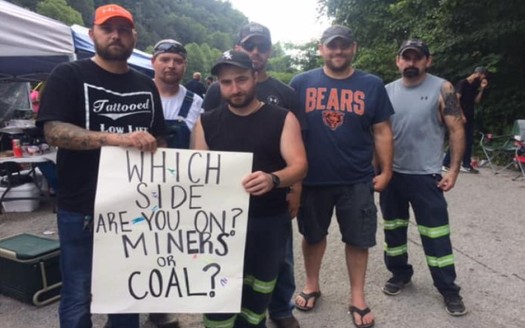 A number of public officials have come out in support of the laid-off Blackjewel miners, who are blocking coal shipments over their bounced paychecks. (Facebook) 
