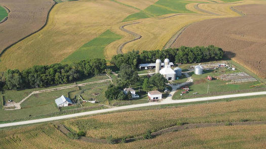 Less than 7%  or 5,636  of Iowas farms are on small or medium acreages, and are run and owned by one family, according to Iowa Watch. (savingplaces.org) 