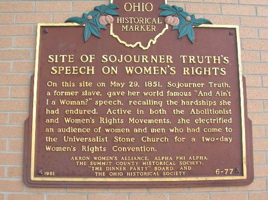Sojourner Truth was in Ohio when she delivered one of the most important women's rights speeches in American history. (Ohio History Connection)