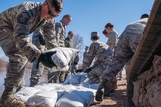 Floods in the Midwest this year have been deadly and, for some, conjured memories of the Great Flood of 1993. (Tech. Sgt. Patrick Evenson/U.S. Air National Guard)