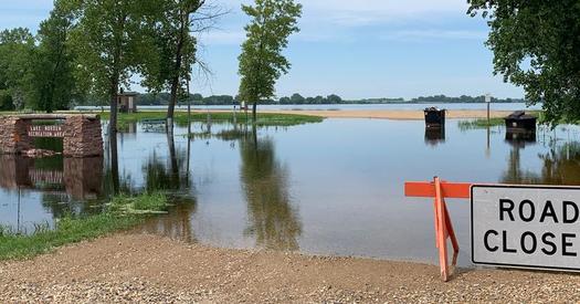 Ten percent of South Dakota's campsites were unavailable in 2019 because of conditions created after severe spring flooding. (Nate Wek/listen.sdpb.org) 