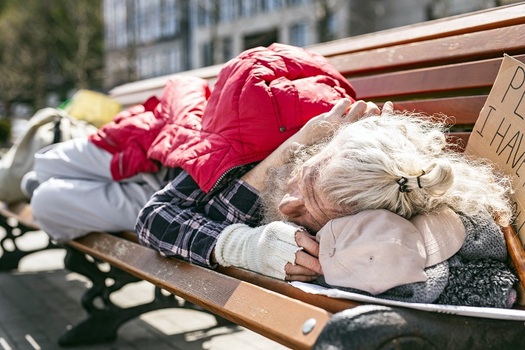 Seniors, a growing part of Arizona's homeless population, are stressing the resources of many social-service agencies. (Iakobchuk/AdobeStock)
