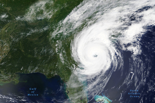 Hurricane Dorian lashed the Carolinas earlier this month. (Adobe Stock/NASA)  