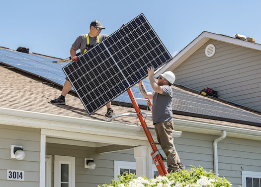 Rooftop solar reduces the need to tap expensive power plants during spikes in demand, keeping prices down for all electricity customers and strengthening grid viability. (USAF)