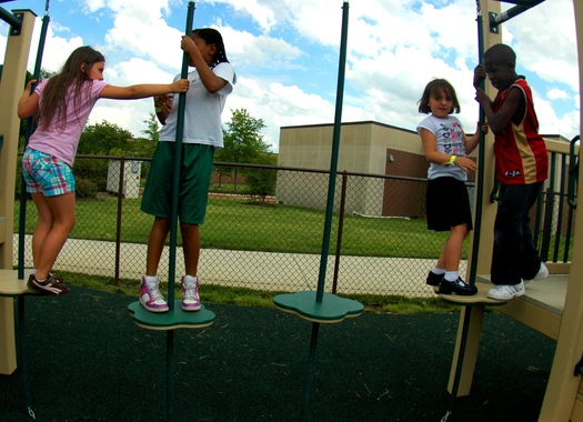 A new Annie E. Casey Foundation report says safe places to play, quality schools and parents' access to job opportunities are key needs for children in high poverty neighborhoods. (USAF)