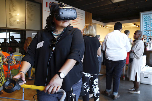 A new virtual-reality exhibit in Denver invites legislators, the public and tourists to see the faces and stories behind the statistics of hunger in Colorado. (Hunger Free Colorado)