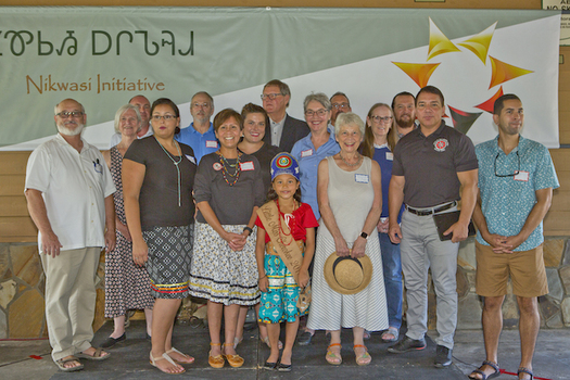Members of the Nikwasi Initiative gather in Franklin, North Carolina. (Juanita Wilson)