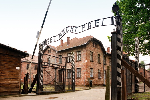 Almost half of millennials in America can’t name one of the many Nazi concentration camps, such as Auschwitz (above), in Europe during The Holocaust. (Wikimedia Commons).