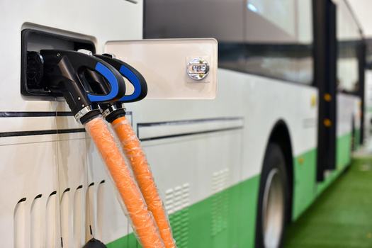 Switching to electric buses will help ensure all communities benefit from the Transportation and Climate Initiative. (Oleksandr/Adobe Stock)