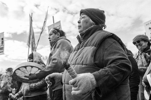 The Keystone XL project, proposed to span 1,200 miles from the Montana-Canada border through South Dakota and Nebraska, is expected to draw protesters when construction begins. (JosueRivas/NDN Collective File) 