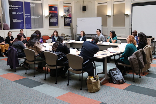 Rep. Pramila Jayapal, D-Wash., joined Washington state groups at a roundtable discussion this week to support a tax credit measure for working families. (SEIU 775)