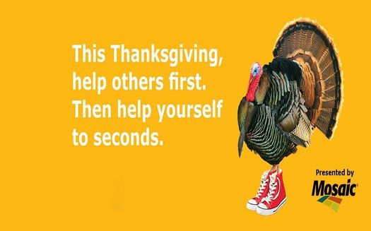 In addition to helping distribute turkeys to families in need, Hunger Solutions Minnesota encourages people to join the annual 
