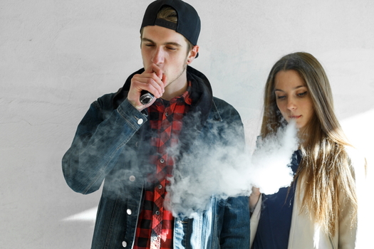 Children and young people are being bombarded with tobacco industry marketing for flavored e-cigarettes. (Adobe stock)