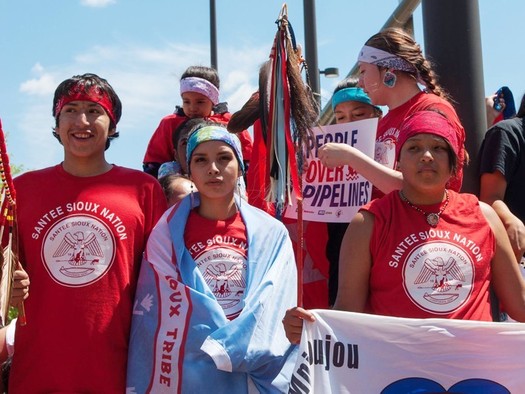 The Standing Rock Sioux Nation, where thousands of people protested installment of the Dakota Access oil pipeline in 2016, was once part of the Great Sioux Reservation. (MarkHefflinger/BoldNebraska.org)